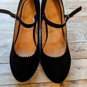 Chase & Chloe Kimmy-38 Jagged Edge Pump Heel